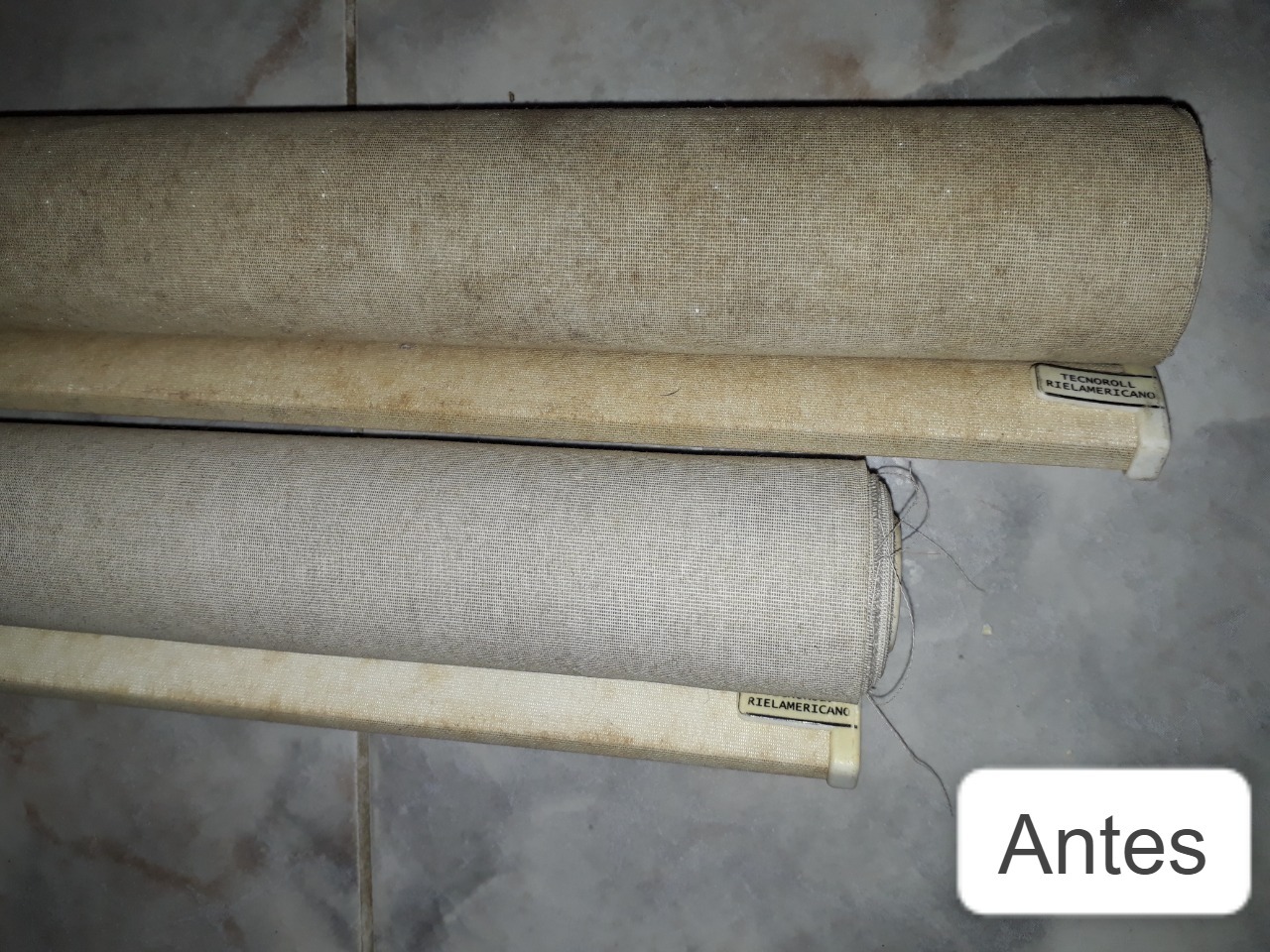Limpieza de cortinas realizada por DECOLIVE