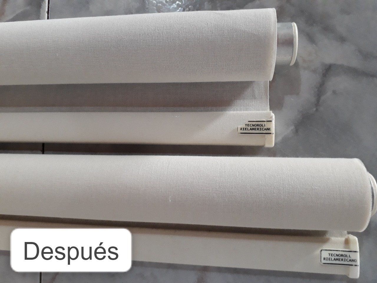 Limpieza de cortinas realizada por DECOLIVE